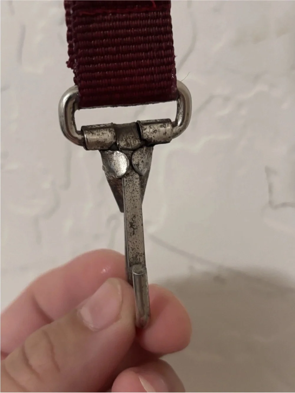 Maroon & White WWJD Nylon Lanyard Keychain w/ Swivel Snap Hook “WWJD” #WWJD